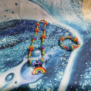 handmade Pride rainbow set